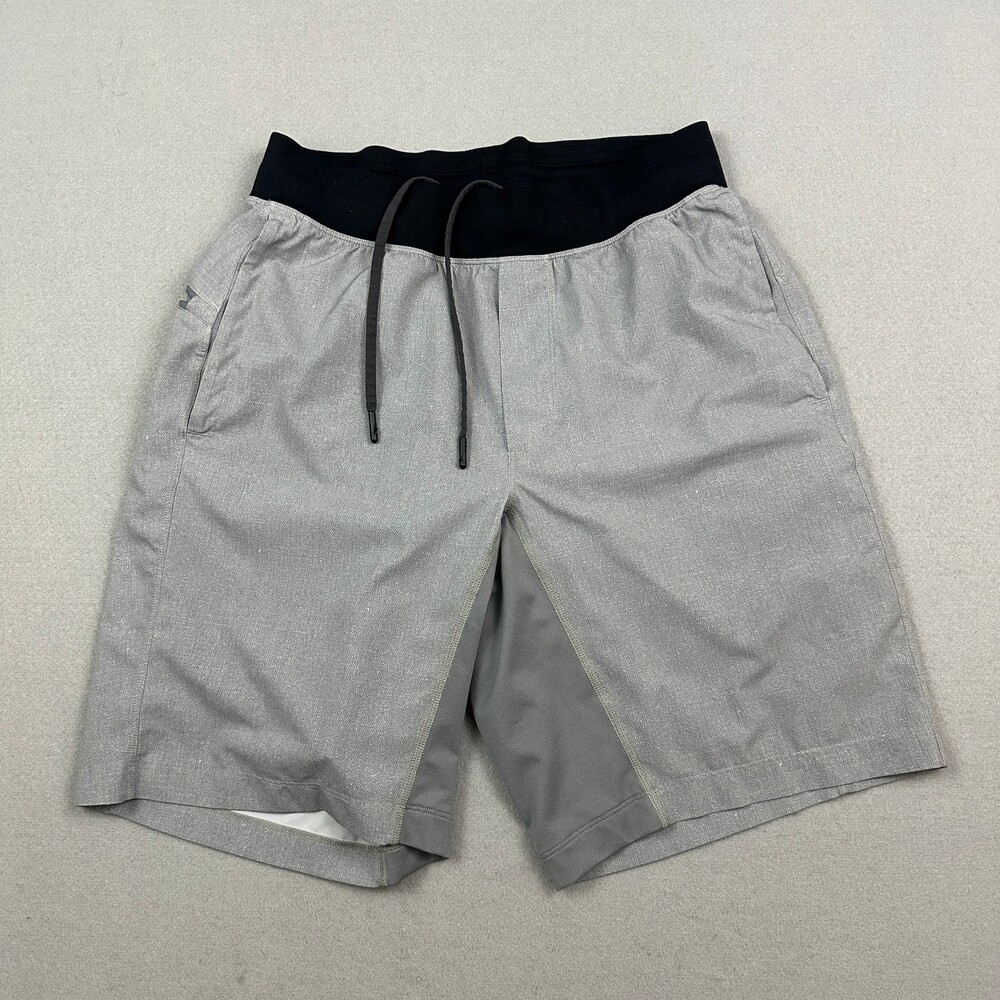 Lululemon Shorts Men Medium Gray Pace Breaker Built In Liner Running Training M